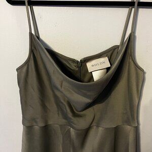 BHLDN Green Bridesmaid or Formal Dress - Midi Length